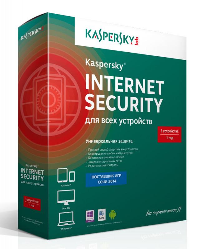 Kaspersky Internet Security Multi-Device, 3, 1 